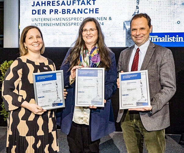 vlnr: Karin Steinhart, Gabriela Maria Straka, Philipp Bodzenta. Foto: Medienfachverlag Oberauer/ APA Fotos/Fotograf: Krisztian Juhasz