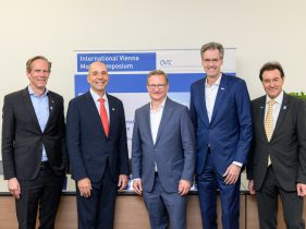 v.l. Frederik Zohm, Matias Giannini,Torsten Eder, Markus Heyn und Bernhard Geringer © OeVK/Ranger